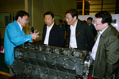 State Vice President Li Yuanchao Visited Sinotruk